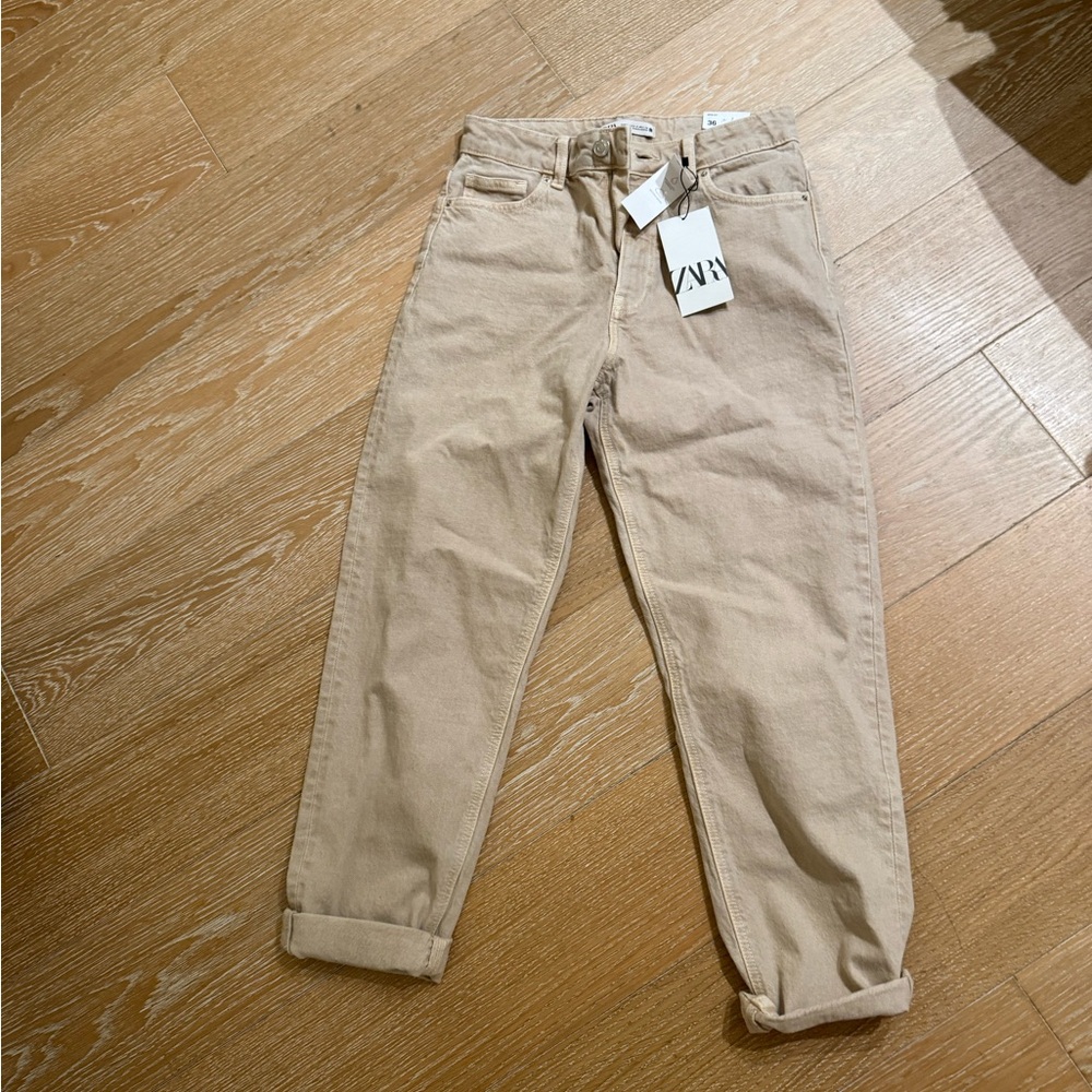 Zara cropped jeans